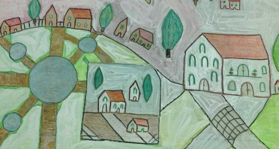 Disegno di una città dalla Fondazione MAiC