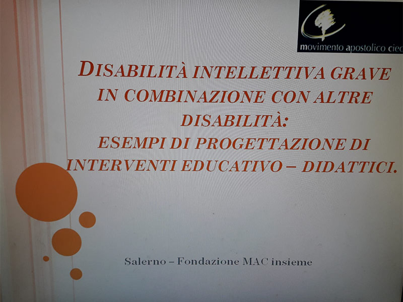 slide presentazione corso del MAC per operatori