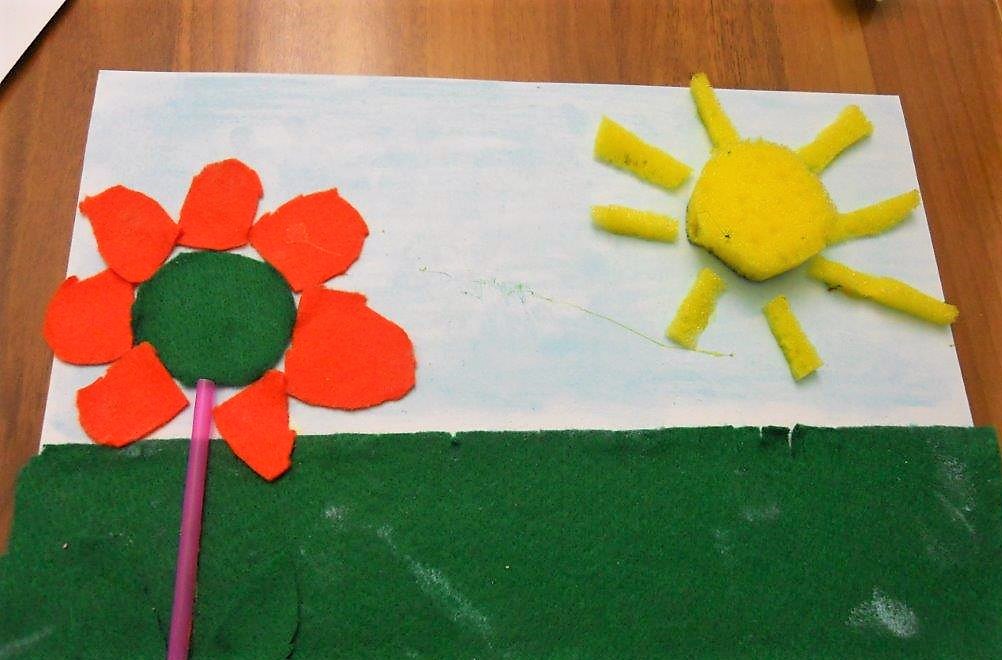 Disegno tattile utilizzato dalla Fondazione MAC insieme